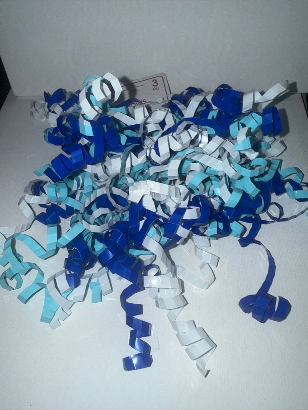 H&M Blue, Light Blue & White Party Curly Ribbon Mix